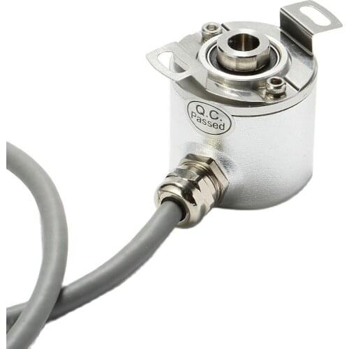 CALT mini 38mm single turn absolute rotary encoder 4096 resolution 8mm Bore hollow shaft angle speed position sensor RS485 CAS38