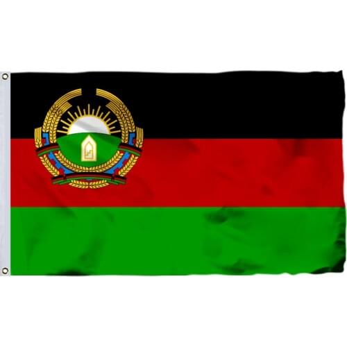Afghanistan (1987-1992) Flag 150X90cm (3x5FT) 120g 100D Polyester Double Stitched High Quality Banner Ensign Free Shipping