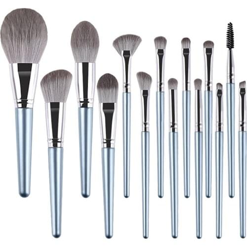 Eye Makeup Brushes Powder Brush 14Pcs Makeup Brushes Set Professional Foundation Blending Eyebrow Brush Cosmetic Tool