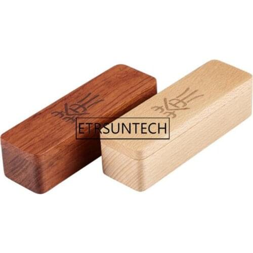 50pcs Chinese Tea Solid Wood Portable Tea Boxes Travel Mini Tea Caddies Teaware Tea Accessories Gift Box Packaging
