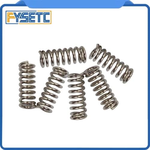 20pcs/lot 3D Printer Accessory Feeder Spring For Ultimaker Wade Extruder Nickel Plating 1.2mm 20mm Top Quality