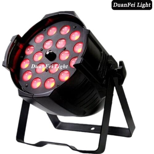 24 lot LED Wash RGNWA UV Lyre Spot Par stage led dmx par can rgbwauv 18pcs 18watt led par can with zoom