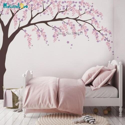 Cherry Blossom Tree wall murals Willow Tree Baby Girls Room Nursery Bedroom Playroom Removable Vinyl Wall StickerBB752