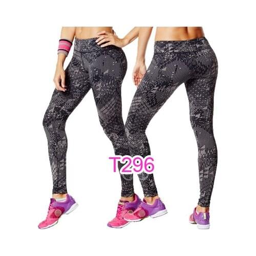 ADIBO Womens Knitted polyster trousers zum fitness clothes cargo pants legging capri pants P296