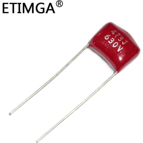 10PCS/LOT CBB Capacitor 630V/473J 47NF 0.047UF Polypropylene Film Capacitor