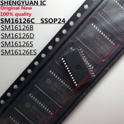 10 pcs/lot SM16126B SM16126C SM16126D SM16126S SM16126ES SM16126 SSOP24 100% new imported original 100% quality