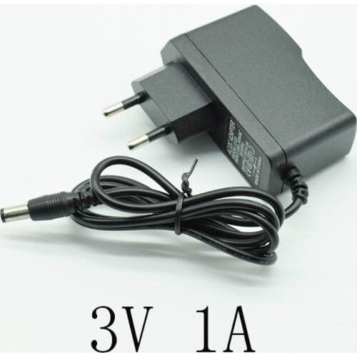 100-240V AC Converter Adapter DC 3/4.2/5/6/7.5/9/12 V 1A/1000mA Power Supply Charger EU Plug 5.5mm * 2.5mm(2.1mm) AC To DC