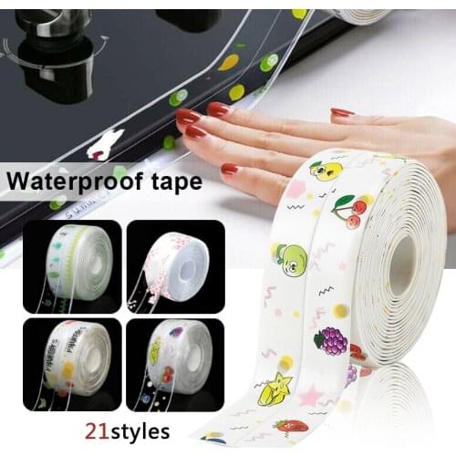 3M Transparent Anti-oil Tape No Trace Mildew Proof Waterproof Tape Kitchen Sink Stove Edge Toilet Gap Self-adhesive Seam Sticker