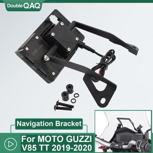 For MOTO GUZZI V85 TT 2019-2020 V85 TT MOTO Accessories Mobile Phone Stand Holder GPS Navigation Flat Phone Bracket