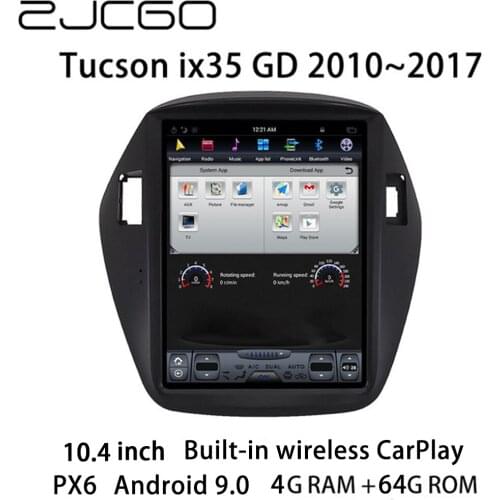 Car Multimedia Player Stereo GPS DVD Radio Navigation NAVI Android Screen for Hyundai Tucson ix35 GD 2010~2017