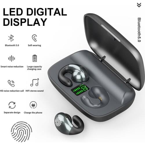 2200mAh Wireless 5.0 Bluetooth Headsets Bone Conduction Earphone Wireless Sports Waterproof Earphones For Xiaomi Huawei