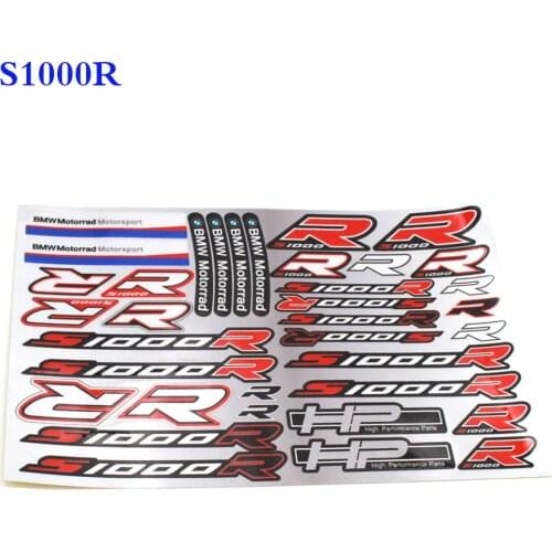 Motorcycle LOGO REFLECTIVE Stickers Decals for BMW F650GS /F800GS /S1000R /S1000RR /S1000XR /R1150GS /R1200GS /R1200RT/ R1250GS
