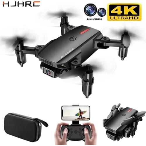 2021 New P2 Mini Drone 4K Profesional HD Wide-Angle Dual Camera 1080p WIFI FPV RC Drone Foldable Quadcopter Toys For Boys