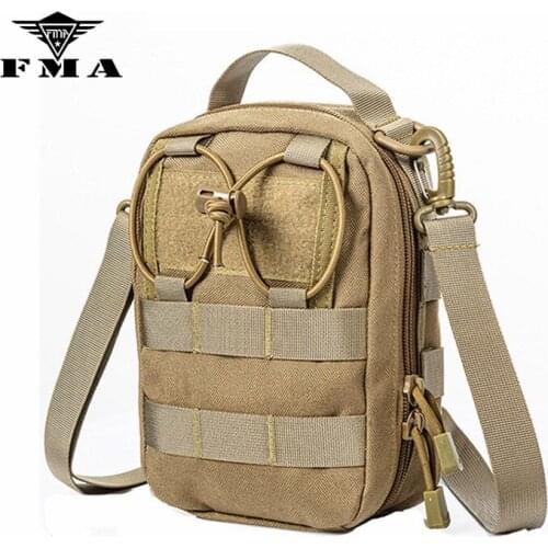 FMA Tactical Medical Bags MOLLE Tactical Medical Pouch EDC Survival Emergency First Aid Outdoor Bags Mulitcam Free shipping