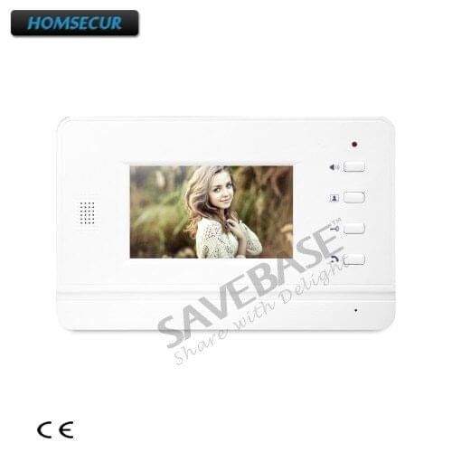 HOMSECUR Color Indoor Monitor XM402 4.3inch for Video Door Phone Intercom System