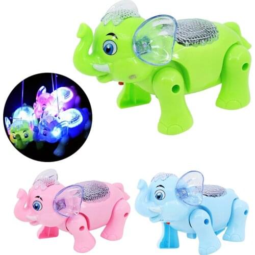 Interesting Cute Electronic Elephant Pets Robot Toy Classic Music Walking Elephant Animal Kids Electronic Toys For Children Gift