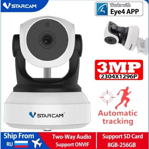 Vstarcam C24S HD 1080P 3MP Wifi IP Camera Eye4 Network Camera PTZ 1080P CCTV Camera Wi Fi SD Card Ipcam Baby Box Camera Infrared