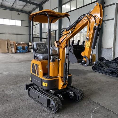 China small digger machine 1 ton mini excavator with optional attachments wholesale