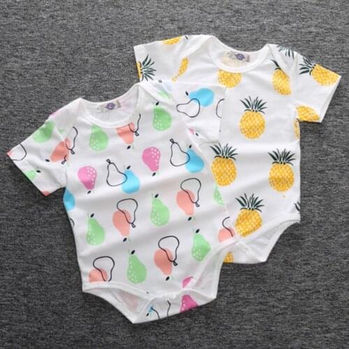 2021 New Arrival Newborn Baby Girl Clothes Toddler Boy Romper Kids Designer Summer Clothes Infant Sleepwear Ropa Bebe Verano
