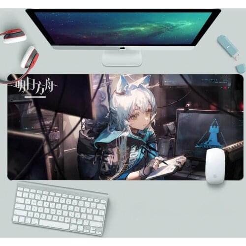 Arknights Keyboards Mat Rubber Gaming mousepad Desk Mat XL Large Gamer Keyboard PC Desk Mat Takuo Computer Tablet Mouse mat