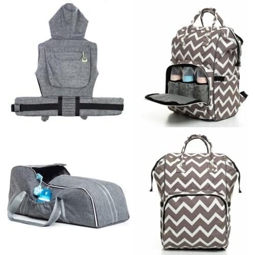 Bebebebek Fashion Trend Baby Kangaroo Carrycot Carry Baby Care Bag Set