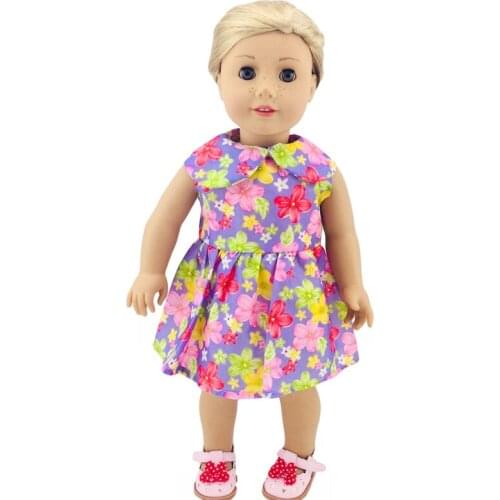 New Lovely Dress Fit for 18 inch American Girl Doll and Doll accessories Children best Gift