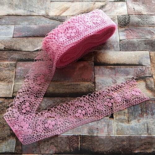 Wholesale! New listing 10 yards 40mm wide beautiful Rose lace ribbon lace embroidery lace For DIY craft decoration