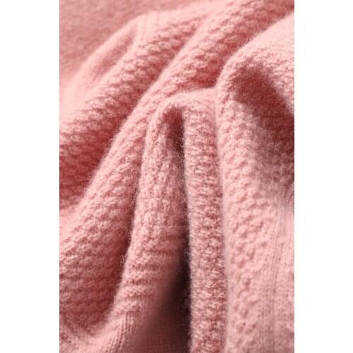 KOIJINSKY 2021 pure wool autumn winter top womens o-neck sweater knitted sweater