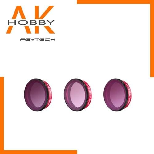 PGYTECH 3pcs Professional Lens Gradient Filters Set Kit (ND8-GR ND16-4 ND32-8) Protection Camera Lens Filter with Cleaning Cloth