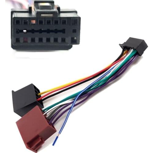 ISO Wiring Harness cable adaptor connector for ALPINE INE-W960A iLX-007E IVE-W554ABT CDE-W265EBT iDE-178BT CDE-152E CDE-153EBT