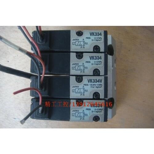 [SA] SMC original solenoid valve VK334V DC24V VK334 spot physical map --3PCS/LOT