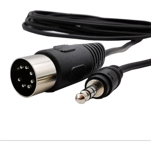 7-Pin Din Male to 3.5mm 1/8in Stereo Audio Cable 0.5m 1m 1.5m 3m