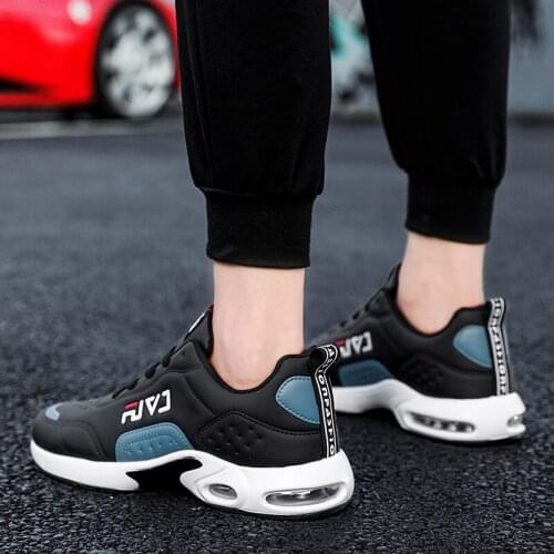 Tenis Masculino Men Sneakers Air Cushion Outdoor Walking Shoes Mesh Breathable Sport Running Shoes Low Top Soft Casual Sneakers