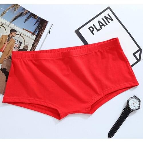 Men Underwear Boxer Cueca Male Panties Mens Sexy Shorts Mens Solid Soft Underpants Knickers Shorts Men Trunks
