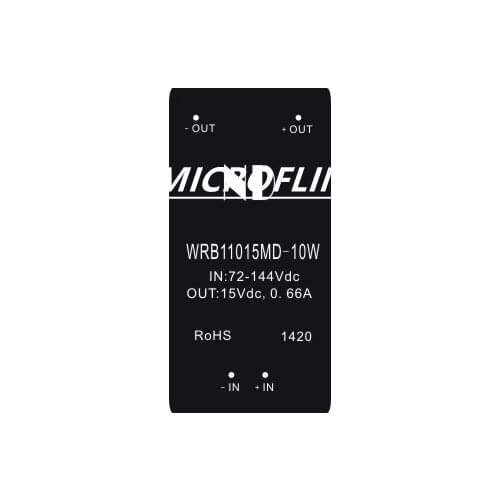 WRB11015MD-10W dc dc buck converter 110v step down to 15v 0.66a isolated power module switching power supply