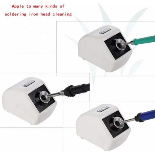 YIHUA 200Q Infrared Sensor Smart Induction Soldering Iron Tip Cleaner With Light Weight Iron Tip Cleaning Tool for JBC T12 T26