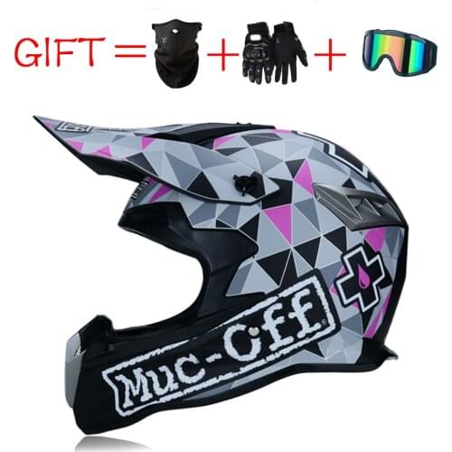 Racing Motocross Full Face Off-Road Protective Helmet For Motorcycle Casco DOT Moto Capacete