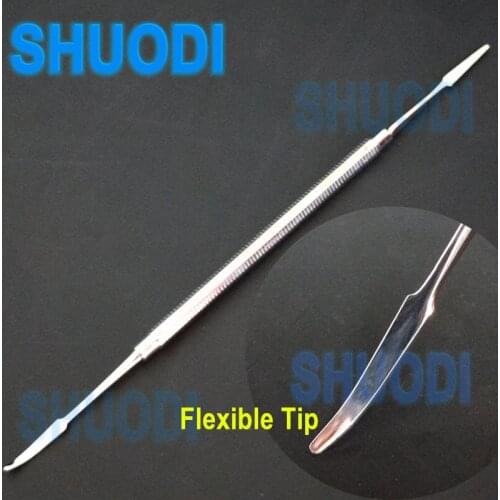 1 piece Dental Resin Composite Trimmer Instrument spatula Amalgam Plastic Double Ends Dental mixing Spatula Tool