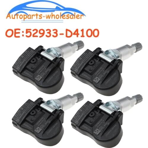 4 pcs/lot Car 52933-D4100 52933D4100 TPMS Tire Pressure Sensor For 2015-2022 Hyundai ELANTRA 2019 I30 FASTBACK KIA OPTIMA NIRO