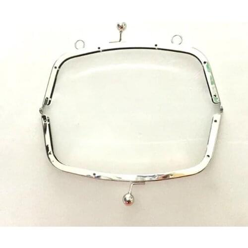8 x 3 " Nickel Clutch Purse Frames with holes screws - Ships from the CHINA