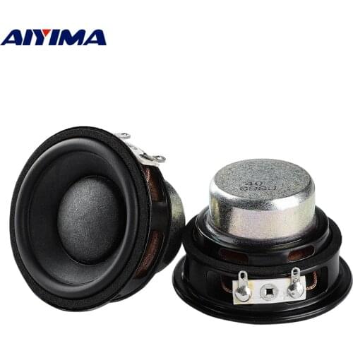 AIYIMA 2 Inch Audio Speaker Full Range 4 Ohm 10W HiFi Stereo Neodymium Loudspeaker DIY Bluetooth Amplifier Altavoz 59mm 2PCS