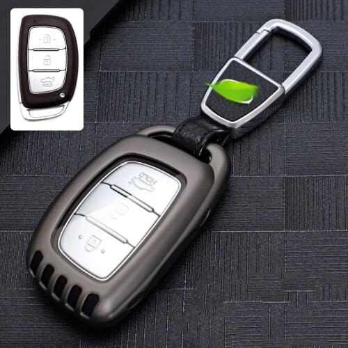 Car Key Fob Cover Case Set Keychain For Hyundai Tucson Creta i20 ix25 i10 i30 Verna Mistra Elantra 2015-2018 car Accessories