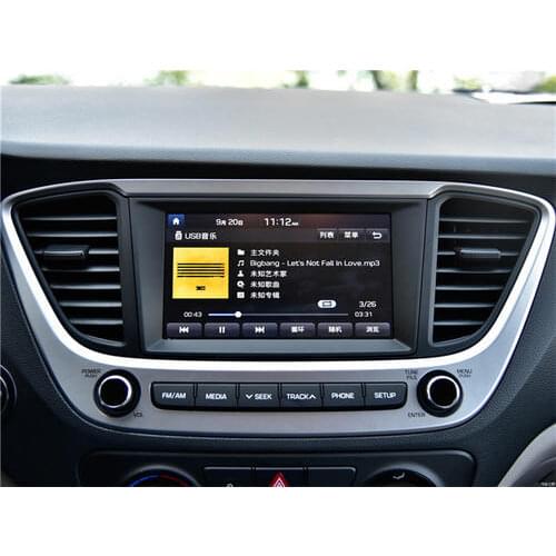 4G RAM 1024*600 PX6 Android 10 Car DVD GPS Navigation for Hyundai Verna Solaris 2017 Car Radio Stereo Bluetooth WIFI map