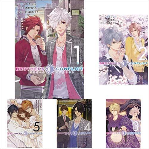 Booking, send out after 60 days) 5 Books BROTHERS CONFLICT II Volume 1-5 Japanese Manga Book Japan Teens Adult Cartoon Comic