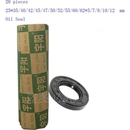 20 pieces 25*35/40/42/45/47/50/52/55/60/62 mm Motorcycle Front Fork Damper Oil Seal Front Fork Damper Shock Absorber