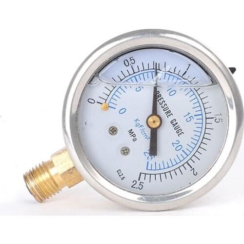The 0~60Mpa Measuring Range 60mm Diameter Filler Liquid Natural gas pressure gauge