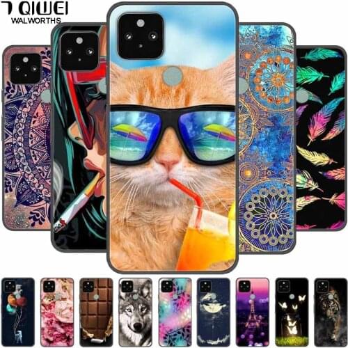 For Google Pixel 5A Case Phone Cover Silicone Shockproof Back Cases for Google Pixel 5 / Pixel5 XL 5XL Coque Soft TPU Cute Shell
