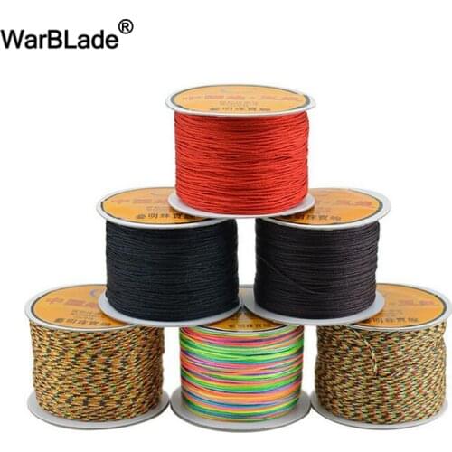 100m 0.8mm Cotton Cord Nylon Thread Chinese Knot Cord Plastic String Strap DIY Rope Bead Necklace Bracelet Jewelry Making