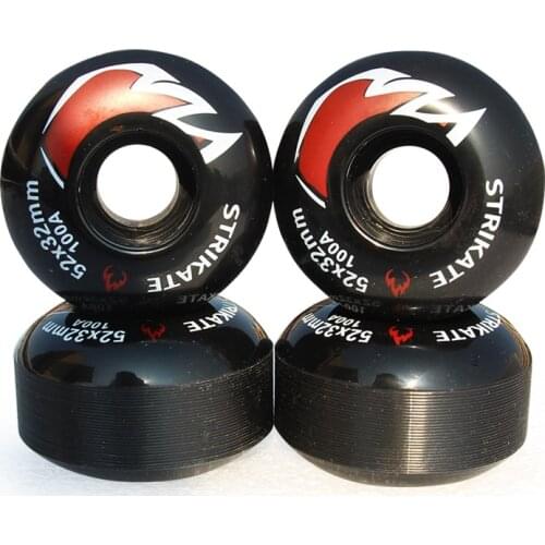 STRIKATE 100A Skateboard Wheels 52x32mm PU Wheels Double Rocker Extreme the Invert Board wheel High Rebound