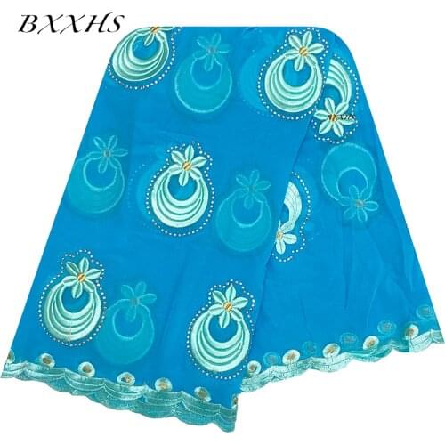 Muslim Fashion Scarf Hijabs Plain African Style Embroidery Flower and Set With Diamonds Fabric Chiffon for Headband Lady LH170
